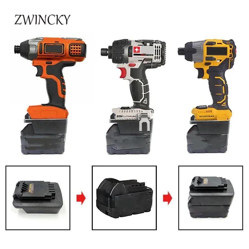 Black+Decker Tool 20V Max - Milwaukee M&18 için Pil Adaptörü 18V