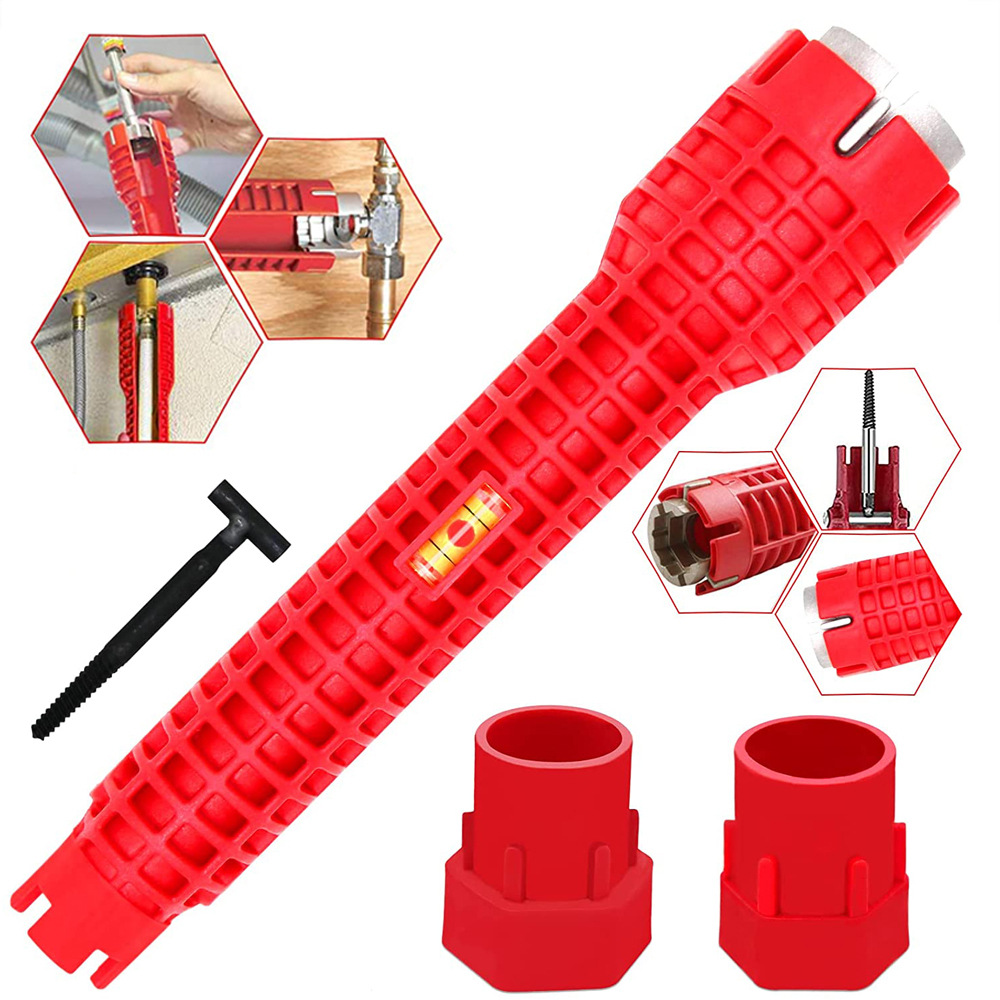 Pipe Freeze Spray - Üç Başlı Kırmızı Lavabo Anahtarı 8'i