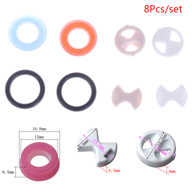 Silicone Tap Washer - 【8 adet/takım seramik disk silikon yıkayıcı