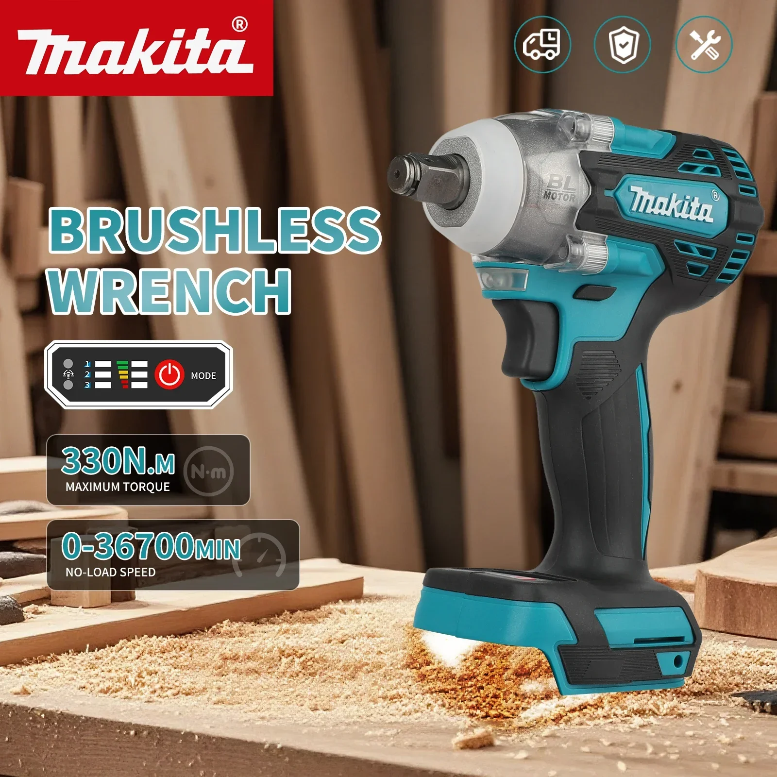 Makita Drill Dtw300 - Makita DTW300 330N·m Darbeli Somun Sıkma