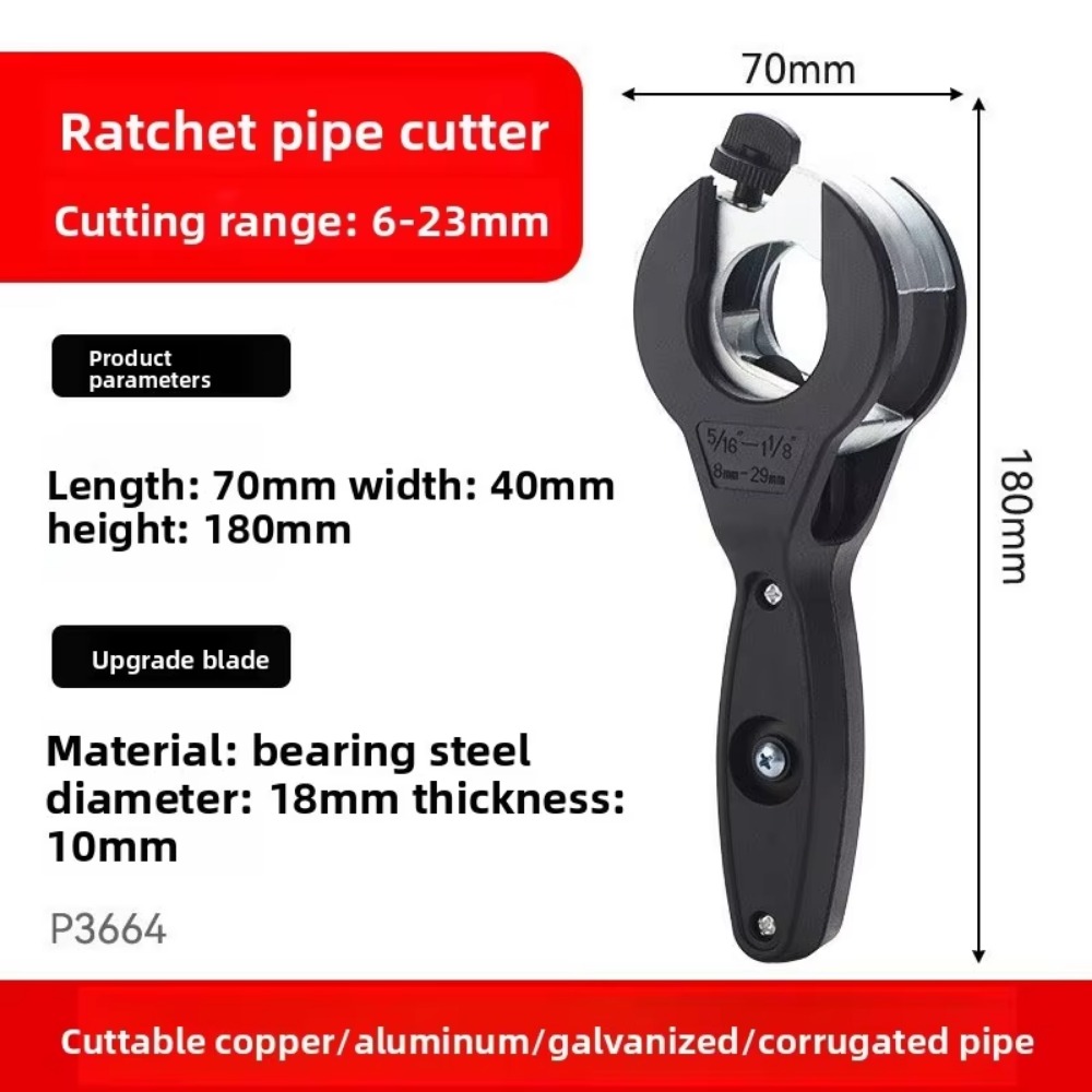 8-29/6-23 mm çapındaki metal,  - Pipe Cutter Ratchet incelemesi ve fiyatı