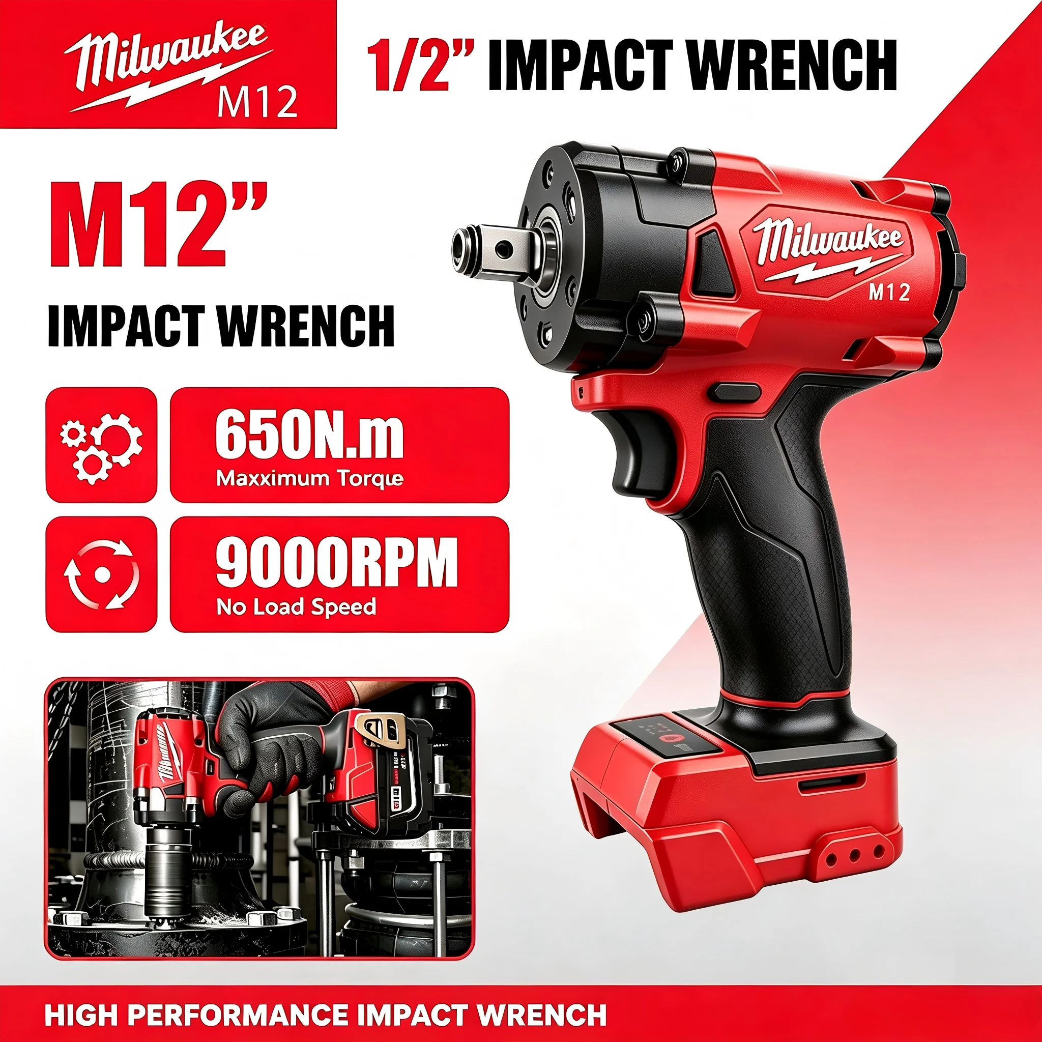 Milwaukee M12 1/2' M18 FUEL Fı - Milwaukee Drill M18 Fuel incelemesi ve fiyatı