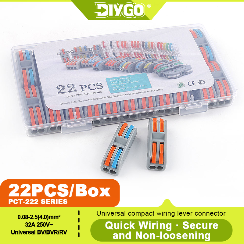 DIY GO 22 adet kollu kablo kon - Push Fit Connector incelemesi ve fiyatı